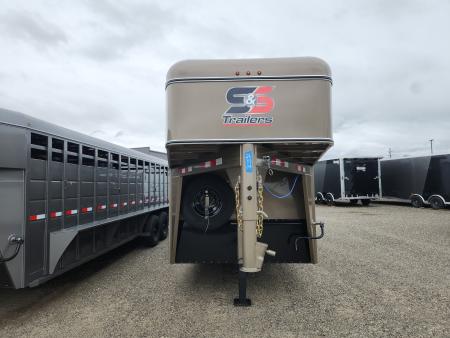New 2027 S&S Manufacturing G.N. LIVESTOCK 24' Stock / Stock Combo Trailer