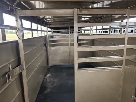New 2027 S&S Manufacturing G.N. LIVESTOCK 24' Stock / Stock Combo Trailer