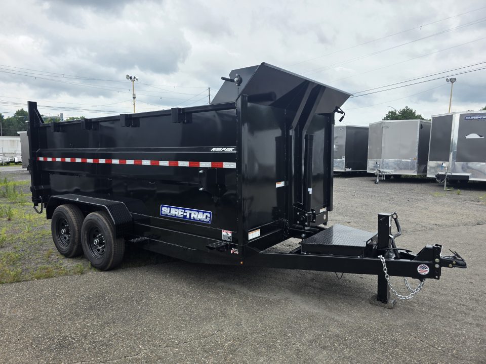 New 2026 Sure-Trac 7X14 14K - 4' HIGH SIDES Dump Trailer