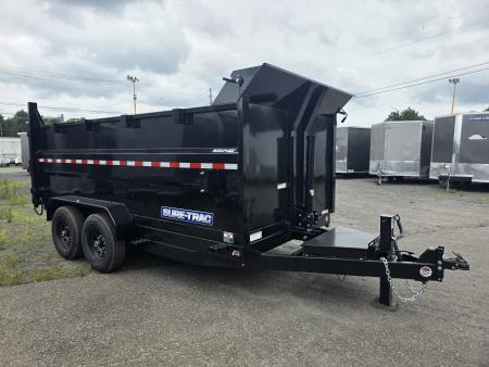 New 2026 Sure-Trac 7X14 14K - 4' HIGH SIDES Dump Trailer