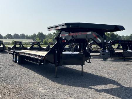 New 2027 MAXXD Hydraulic Dovetail Gooseneck Trailer | 34' x 102' 30K GVWR