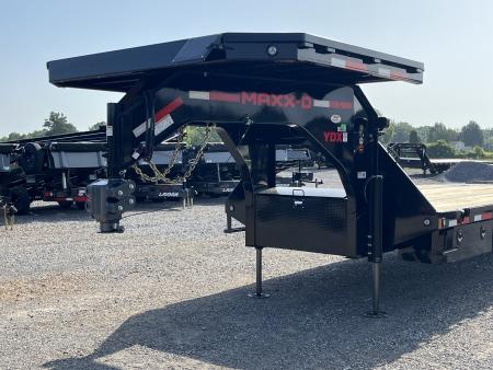 New 2027 MAXXD Hydraulic Dovetail Gooseneck Trailer | 34' x 102' 30K GVWR