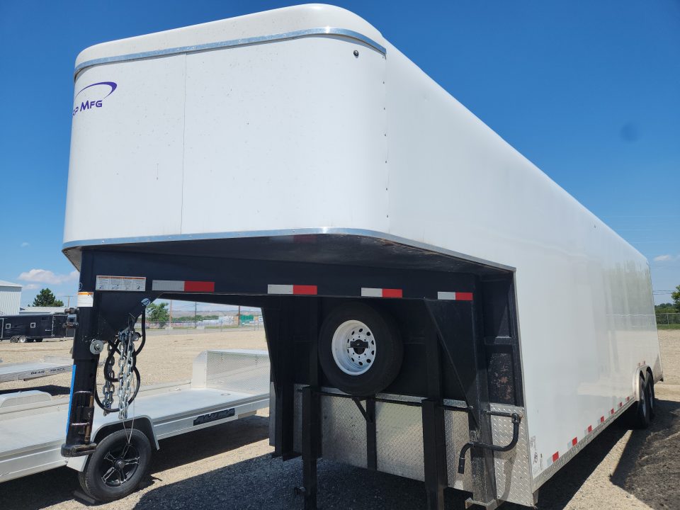 Used 2023 Sharp Manufacturing 8.5 X 28 GN CARGO Cargo / Enclosed Trailer