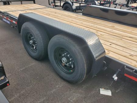 New 2026 Sure-Trac 7X20(16+4) 14K SPLIT TILT Equipment Trailer 4FT FIXED DECK AND 16FT GRAVITY TILT