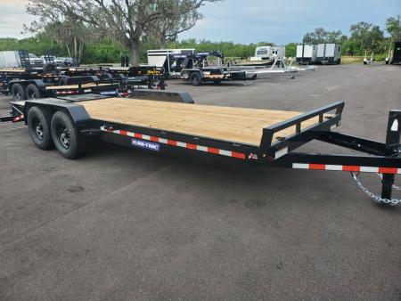 New 2026 Sure-Trac 7X20(17+3) 14000 LB GVWR Equipment Trailer WITH FULL WIDTH RAMPS