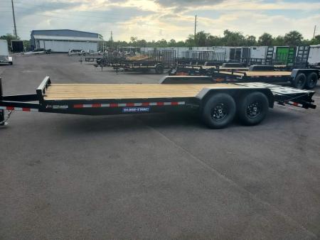 New 2026 Sure-Trac 7X20(17+3) 14000 LB GVWR Equipment Trailer WITH FULL WIDTH RAMPS
