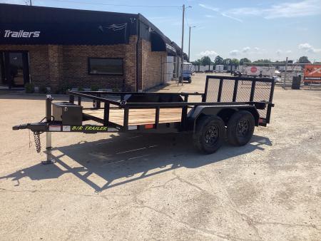 New 2026 B/R Trailers 76x12 Tandem Axle Utility Trailer