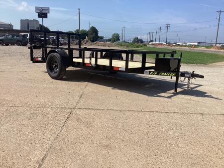 New 2026 B/R Trailers 76x12 Single Axle Utility Trailer