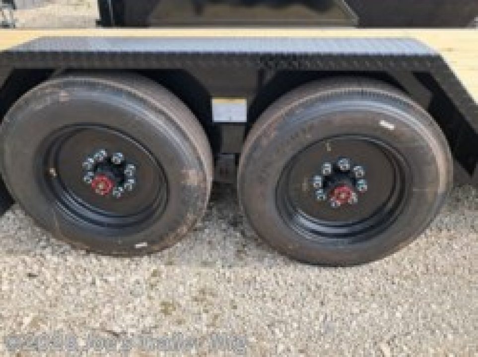 New 2025 Midsota 82x20 17600 GVWR Stand Up Ramps Equipment Trailer