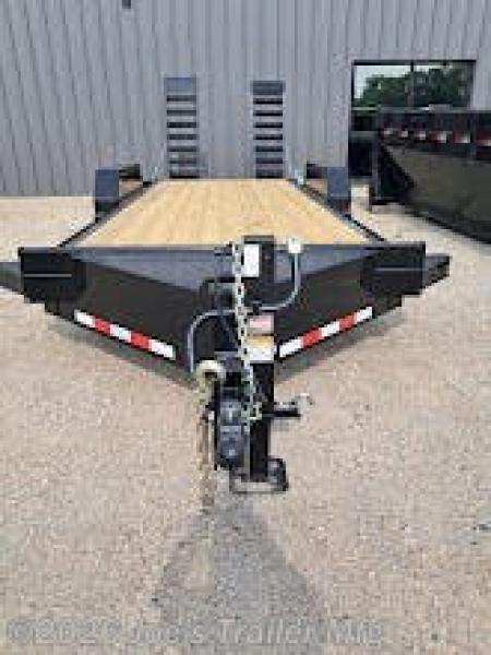 New 2025 Midsota 82x20 17600 GVWR Stand Up Ramps Equipment Trailer