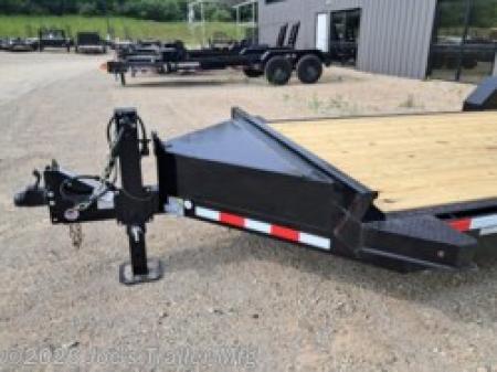 New 2025 Midsota 82x20 17600 GVWR Stand Up Ramps Equipment Trailer