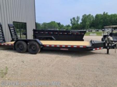 New 2025 Midsota 82x20 17600 GVWR Stand Up Ramps Equipment Trailer
