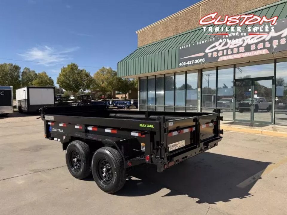 New #010422 2026 LOAD TRAIL DE 6 X 12 TANDEM AXLE 10K BUMPER PULL DUMP