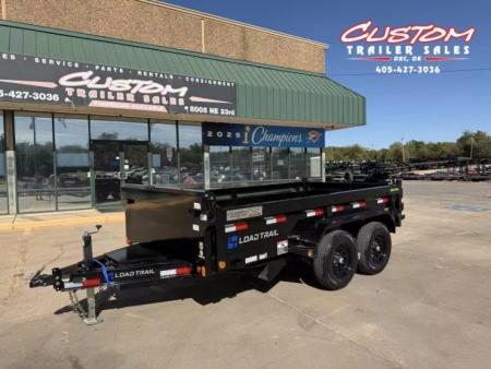 New #010422 2026 LOAD TRAIL DE 6 X 12 TANDEM AXLE 10K BUMPER PULL DUMP