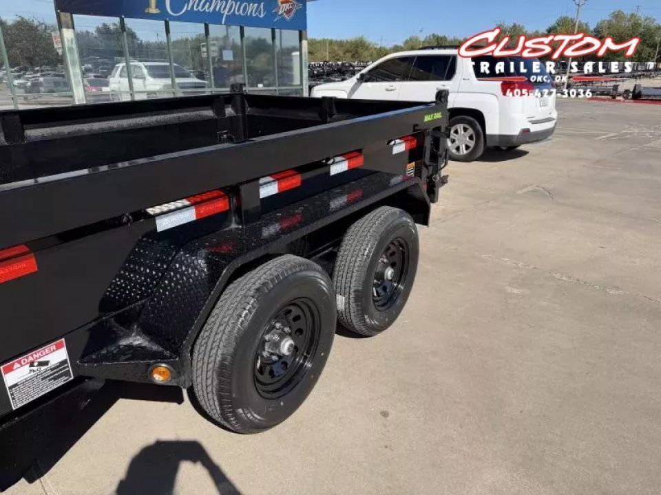 New #010120 2026 LOAD TRAIL DE 6 X 12 TANDEM AXLE 10K BUMPER PULL DUMP