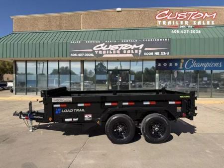 New #010120 2026 LOAD TRAIL DE 6 X 12 TANDEM AXLE 10K BUMPER PULL DUMP