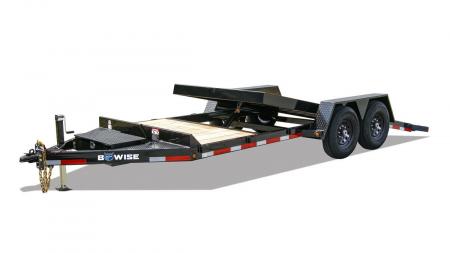 New 2027 BWISE TGS15 82x18 15.4K Split Deck Tilt Trailer