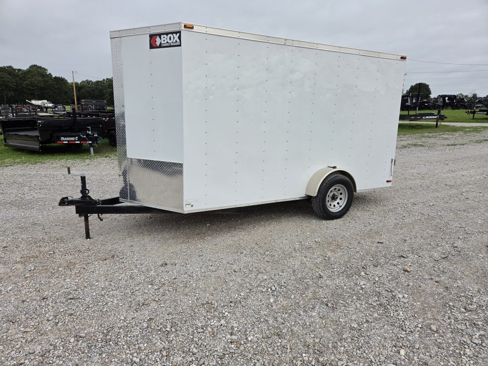 Used 2022 MTPA 6X12 SINGLE 3.5K CARGO W/6'6" HEIGHT E-TRAC & BARN DOORS