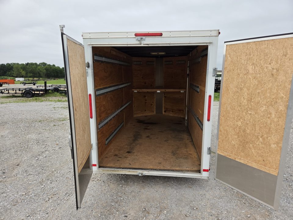 Used 2022 MTPA 6X12 SINGLE 3.5K CARGO W/6'6" HEIGHT E-TRAC & BARN DOORS