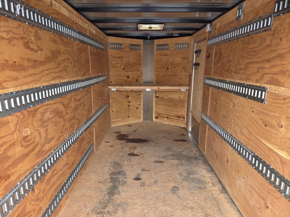 Used 2022 MTPA 6X12 SINGLE 3.5K CARGO W/6'6" HEIGHT E-TRAC & BARN DOORS