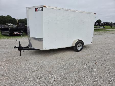 Used 2022 MTPA 6X12 SINGLE 3.5K CARGO W/6'6" HEIGHT E-TRAC & BARN DOORS