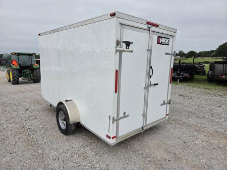 Used 2022 MTPA 6X12 SINGLE 3.5K CARGO W/6'6" HEIGHT E-TRAC & BARN DOORS