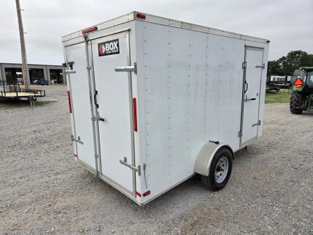 Used 2022 MTPA 6X12 SINGLE 3.5K CARGO W/6'6" HEIGHT E-TRAC & BARN DOORS