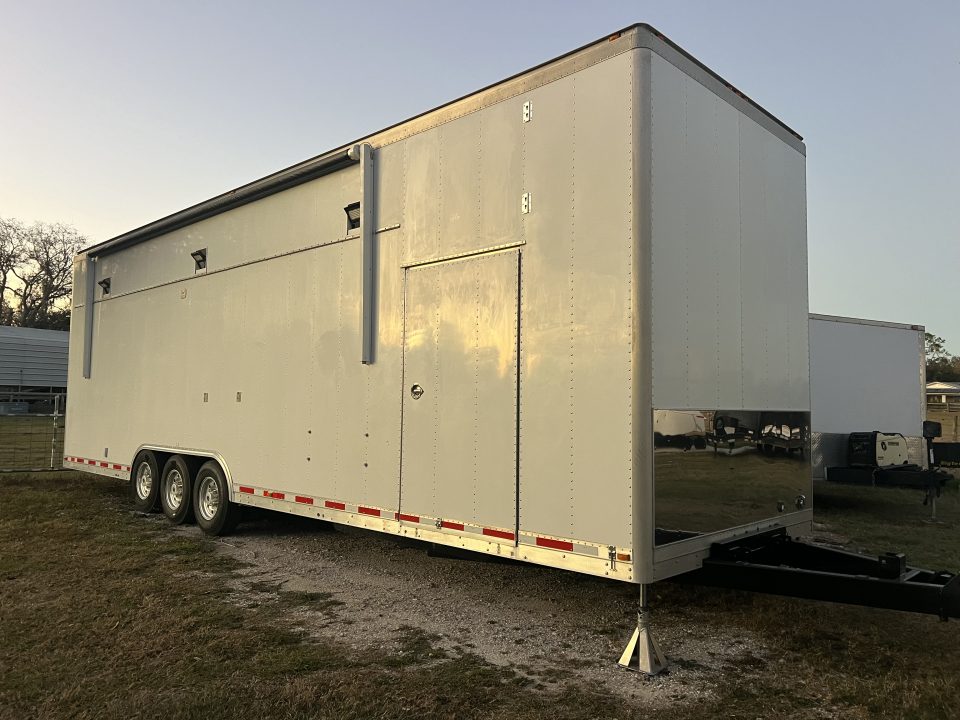 Used 2004 Goldrush 32' Aluminum Stacker Trailer