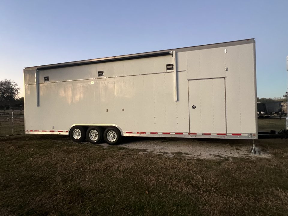 Used 2004 Goldrush 32' Aluminum Stacker Trailer