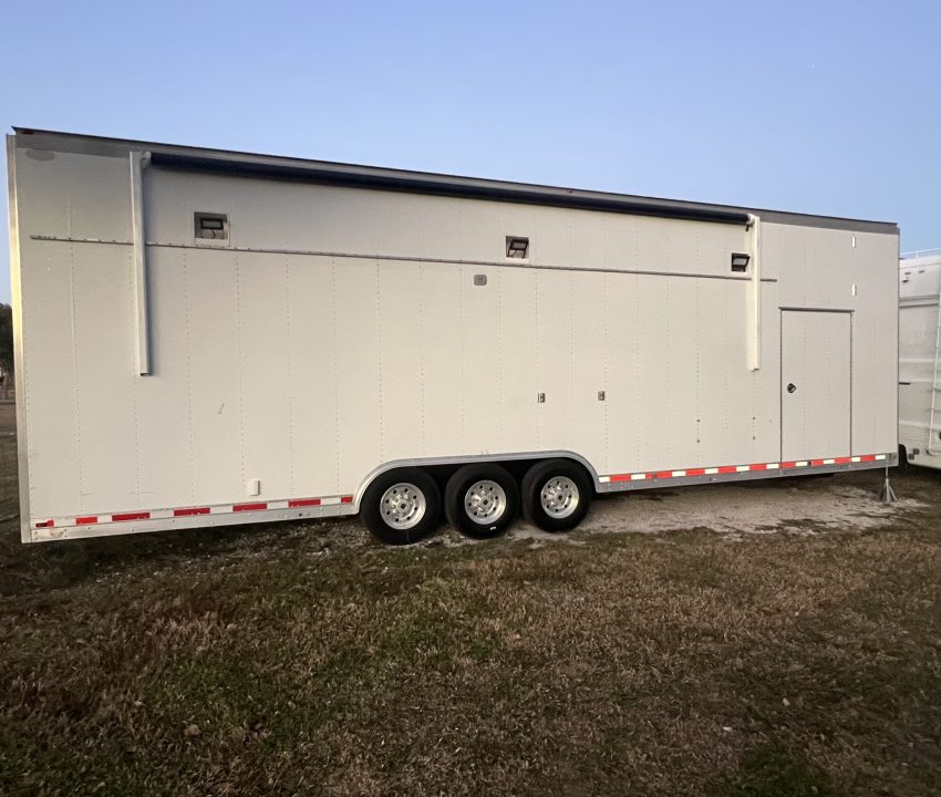 Used 2004 Goldrush 32' Aluminum Stacker Trailer