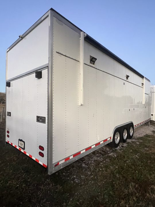 Used 2004 Goldrush 32' Aluminum Stacker Trailer