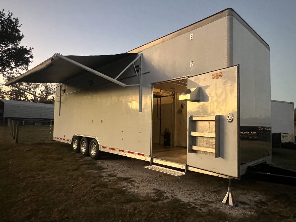 Used 2004 Goldrush 32' Aluminum Stacker Trailer