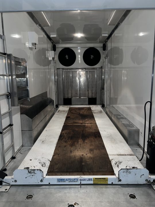 Used 2004 Goldrush 32' Aluminum Stacker Trailer