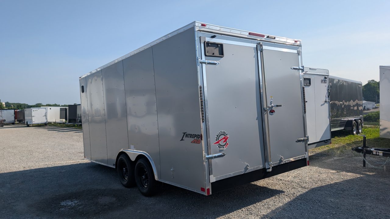 New 2027 Homesteader 8.5 x 18 HD SERIES Intrepid Cargo Trailer w/ Barn Doors (9950# GVW)