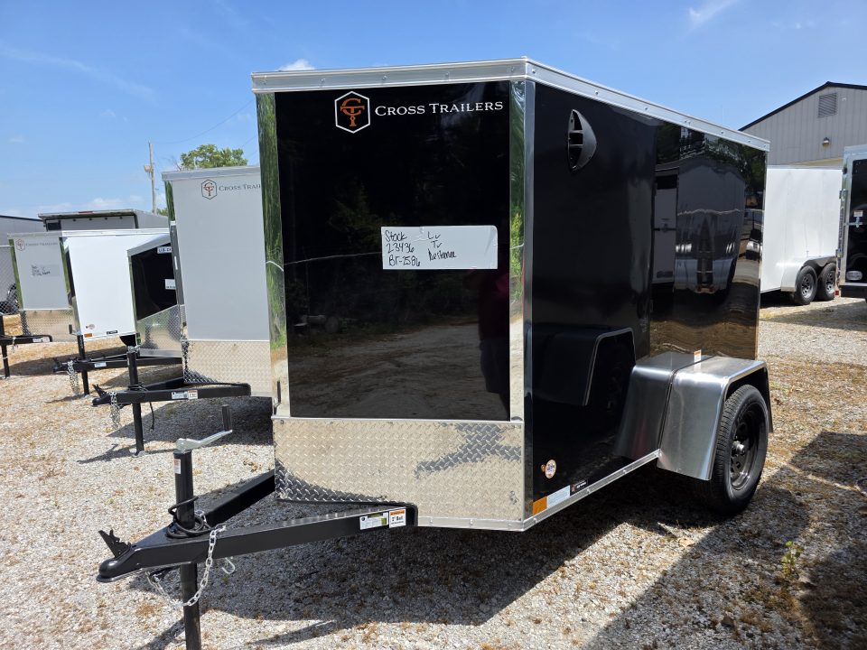New 2026 Cross Trailers 5X8 screwless CARGO ENCLOSED TRAILER 5 X 8 Cargo / Enclosed Trailer