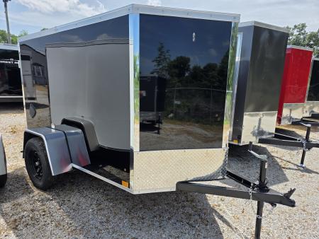 New 2026 Cross Trailers 5X8 screwless CARGO ENCLOSED TRAILER 5 X 8 Cargo / Enclosed Trailer