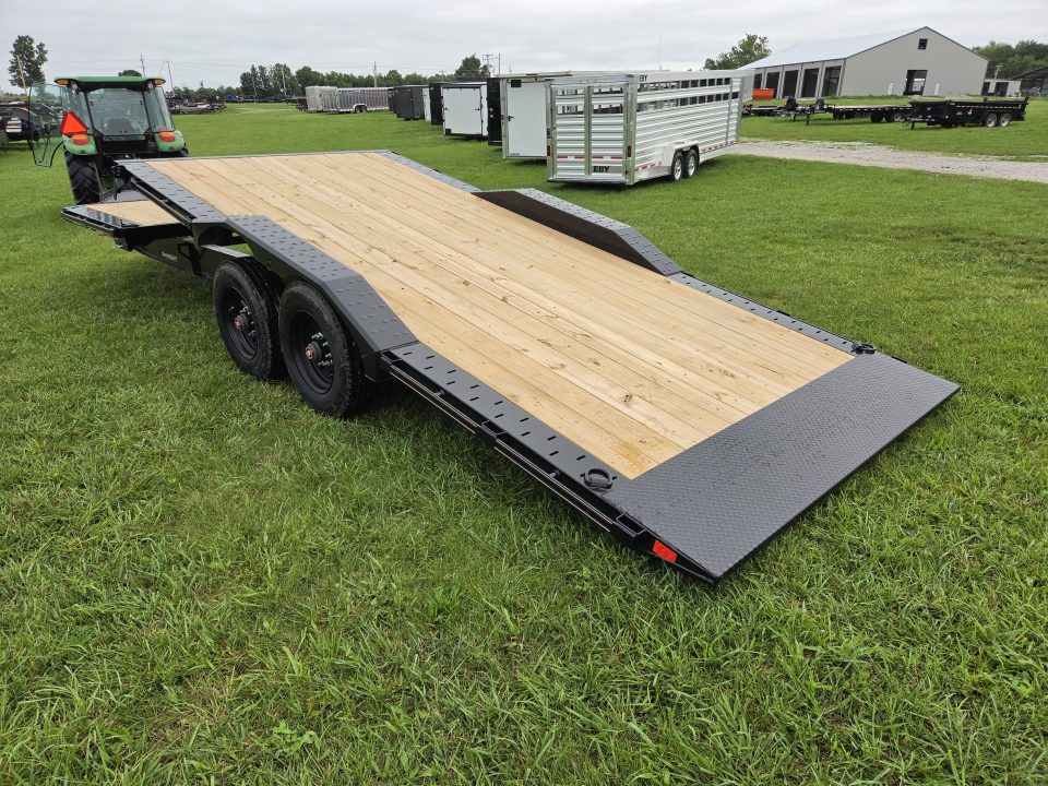 New 2026 Diamond C 102X24 TANDEM 23K TILT W/PRO TILT DECK 6' STATIONARY & 15K 2 SPEED JACK