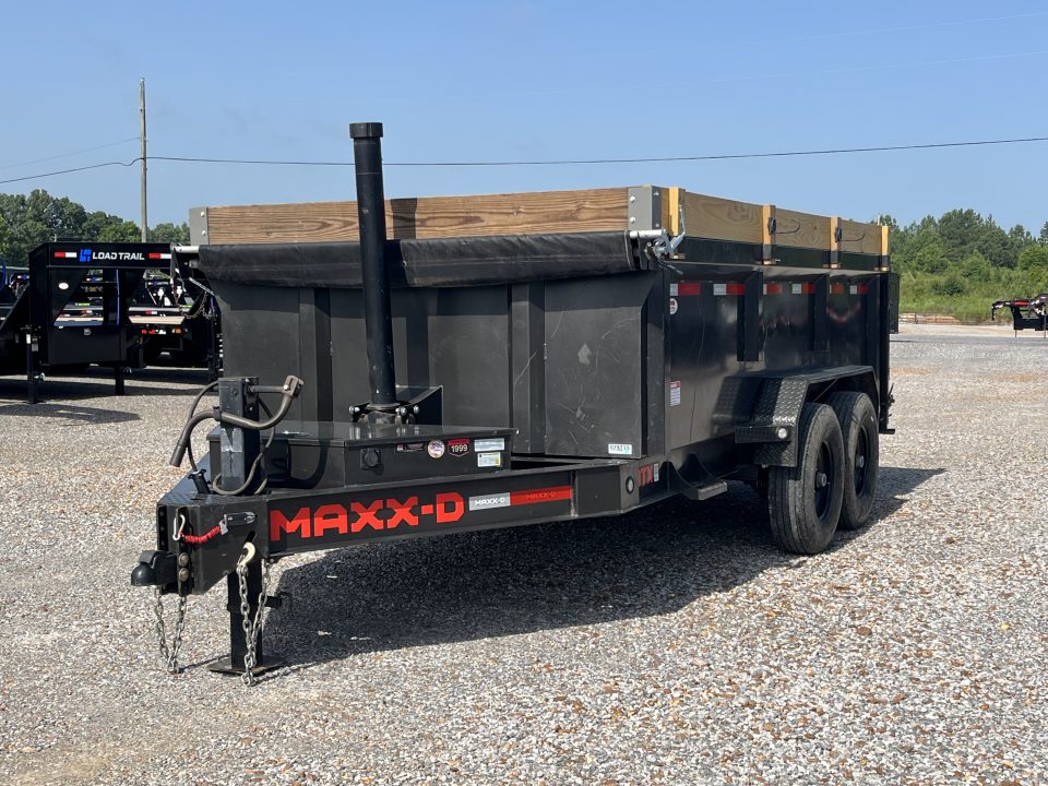 Used 2021 MAXXD 83"x14' 14k Telescopic Dump Trailer
