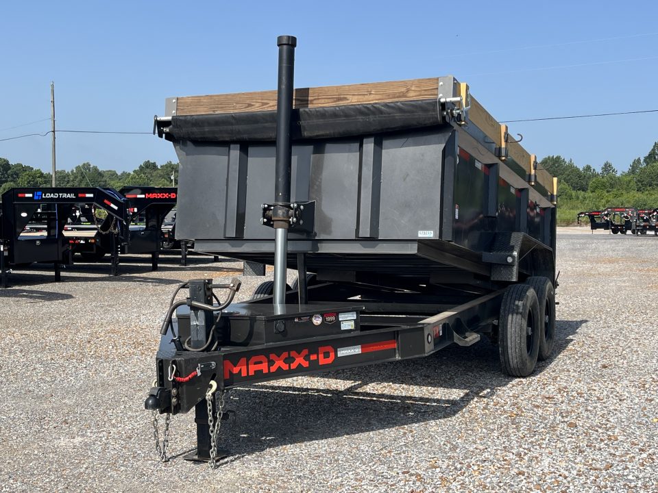 Used 2021 MAXXD 83"x14' 14k Telescopic Dump Trailer