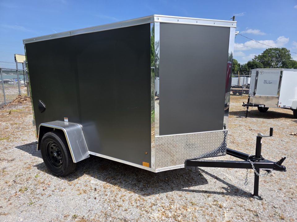 New 2026 Cross Trailers 5X8 screwless CARGO ENCLOSED TRAILER 5 X 8 Cargo / Enclosed Trailer