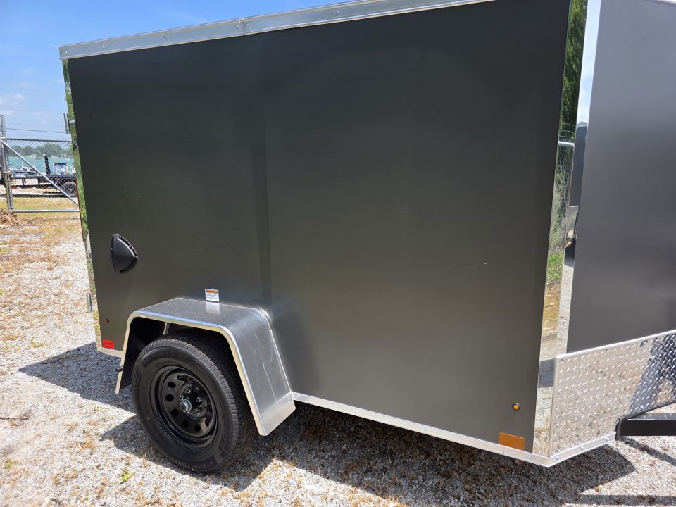 New 2026 Cross Trailers 5X8 screwless CARGO ENCLOSED TRAILER 5 X 8 Cargo / Enclosed Trailer