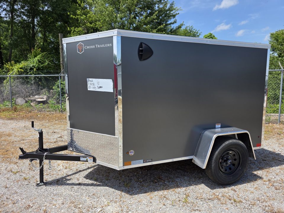 New 2026 Cross Trailers 5X8 screwless CARGO ENCLOSED TRAILER 5 X 8 Cargo / Enclosed Trailer