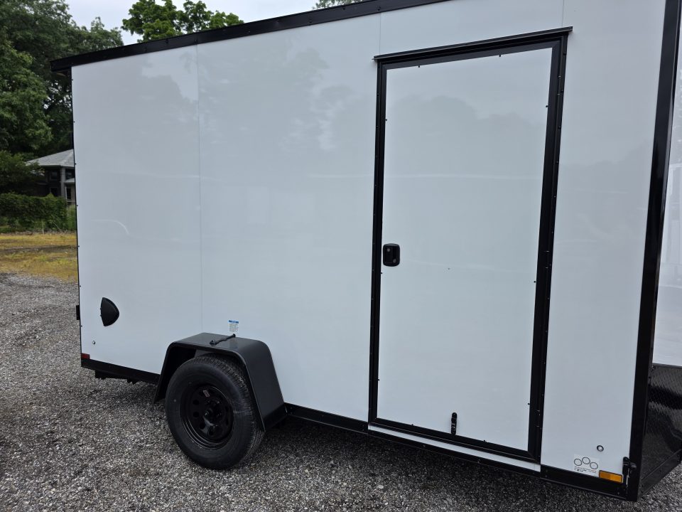 New 2027 US Cargo 6.5X12 080 SCREWLESS BLACKOUT 7' INSIDE DRINGS SXS UTV GOLFCART MOWER Cargo / Enclosed Trailer