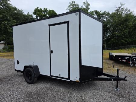 New 2027 US Cargo 6.5X12 080 SCREWLESS BLACKOUT 7' INSIDE DRINGS SXS UTV GOLFCART MOWER Cargo / Enclosed Trailer