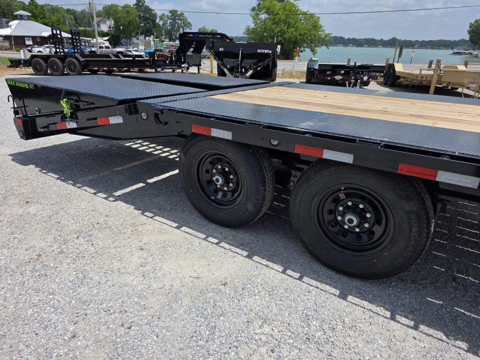 New 2026 Load Trail 102X24 DECKOVER MAX RAMPS 14K GVWR EQUIPMENT Deckover Trailer