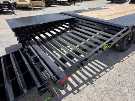 New 2026 Load Trail 102X24 DECKOVER MAX RAMPS 14K GVWR EQUIPMENT Deckover Trailer