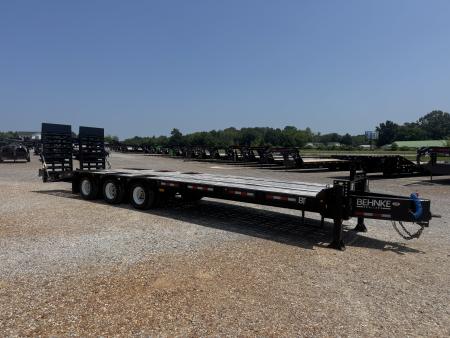 Used 2025 Behnke 102"x33' 25 TON Pintle Hitch Trailer *AIR RAMPS*