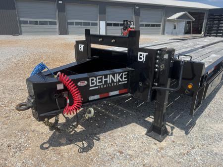 Used 2025 Behnke 102"x33' 25 TON Pintle Hitch Trailer *AIR RAMPS*