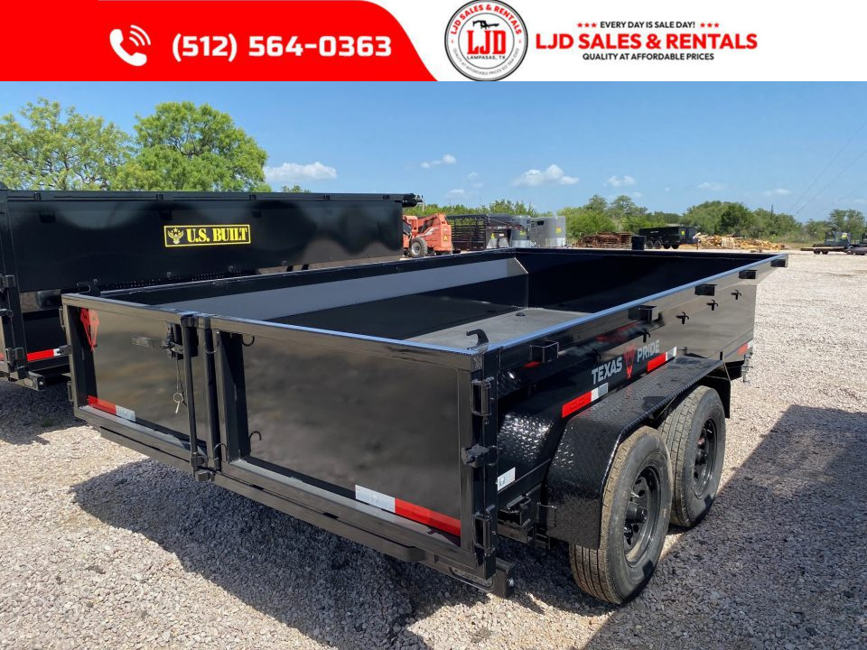 New 2026 Texas Pride - 7' X 14' 2' - Ramps - 14K Dump Trailer