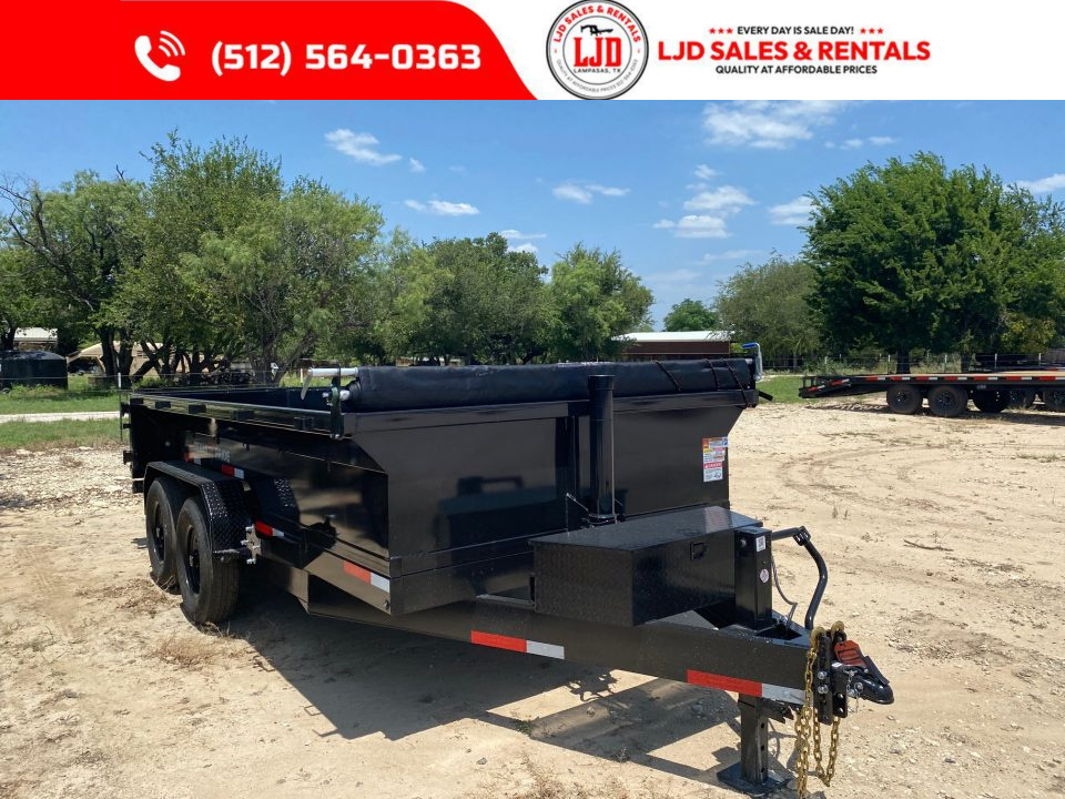 New 2026 Texas Pride - 7' X 14' 2' - Ramps - 14K Dump Trailer
